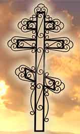 Крест металлический.