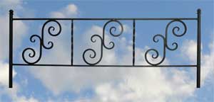 Ограды металлические