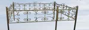 Ограды металлические