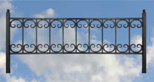 Ограды металлические