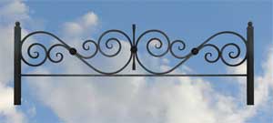 Ограды металлические