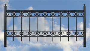 Ограды металлические