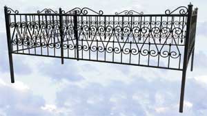 Ограды металлические