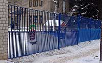 Металлический забор 