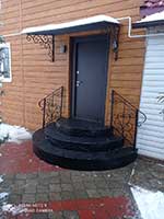 Металлические перила крыльцо навес козырёк кованные