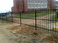 Ограждение из профнастила