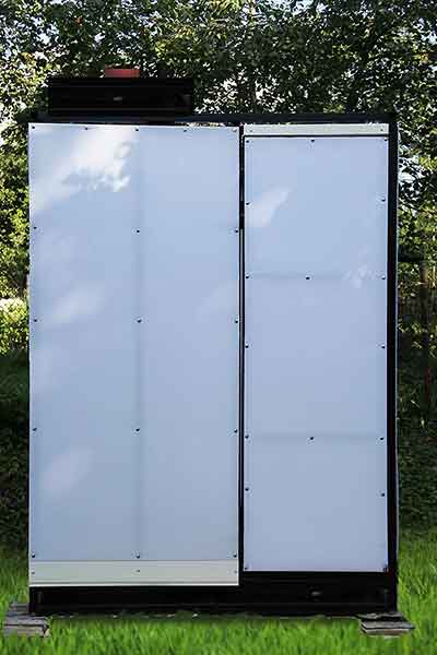 душевая кабинка из металла