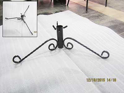 стойка держатель для новогодней елки домашняя