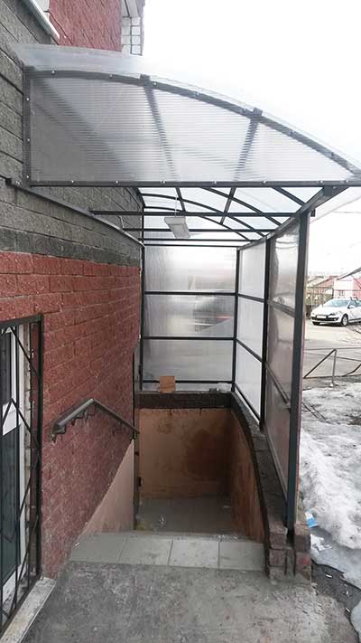 Навес  поликарбонат