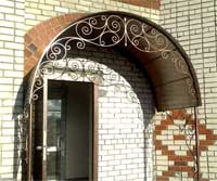 Козырёк металлический