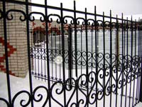 Ограждение из профнастила