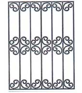 Металлические решетки на окна вариант 26 