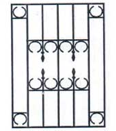 Металлические решетки на окна вариант 29 