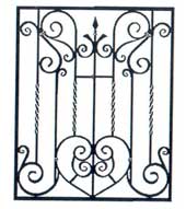 Металлические решетки на окна вариант 37 