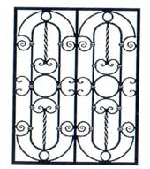 Металлические решетки на окна вариант 38 