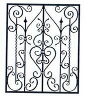 Металлические решетки на окна вариант 39 