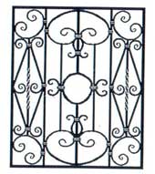 Металлические решетки на окна вариант 30 